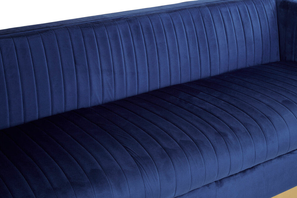 3 Seater Deep Blue Sofa | Opal