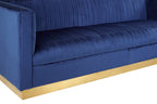 3 Seater Deep Blue Sofa | Opal