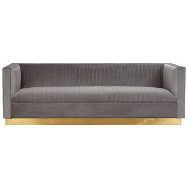 3 Seater Grey Sofa, Opal