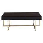 Ragusa Black Mirrored Glass Coffee Table