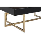 Ragusa Black Mirrored Glass Coffee Table
