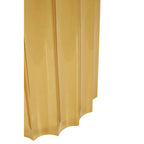 Gold curtain on a white background