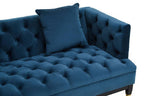 2 Seater Navy Fabric Sofa | Sefira