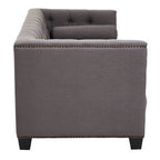 3 Seater Grey Fabric Sofa | Surina