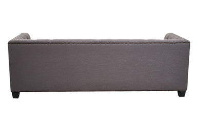 3 Seater Grey Fabric Sofa, Surina
