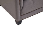 2 Seater Grey Fabric Sofa | Surina