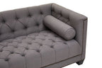 2 Seater Grey Fabric Sofa | Surina