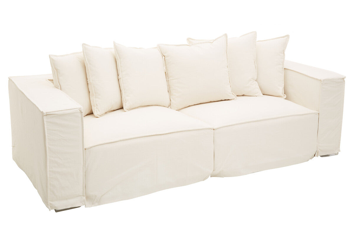3 Seater Cream Sofa, Marseille