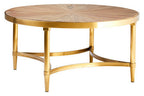 Jana Natural Wooden Round Coffee Table