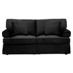 Ralph Black Velvet 2 Seater Sofa