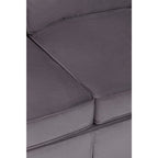 3 Seater Grey Velvet Sofa, Ralph