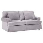 2 Seater Grey Velvet Sofa | Ralph
