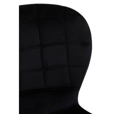 Black hooded garment on a white background
