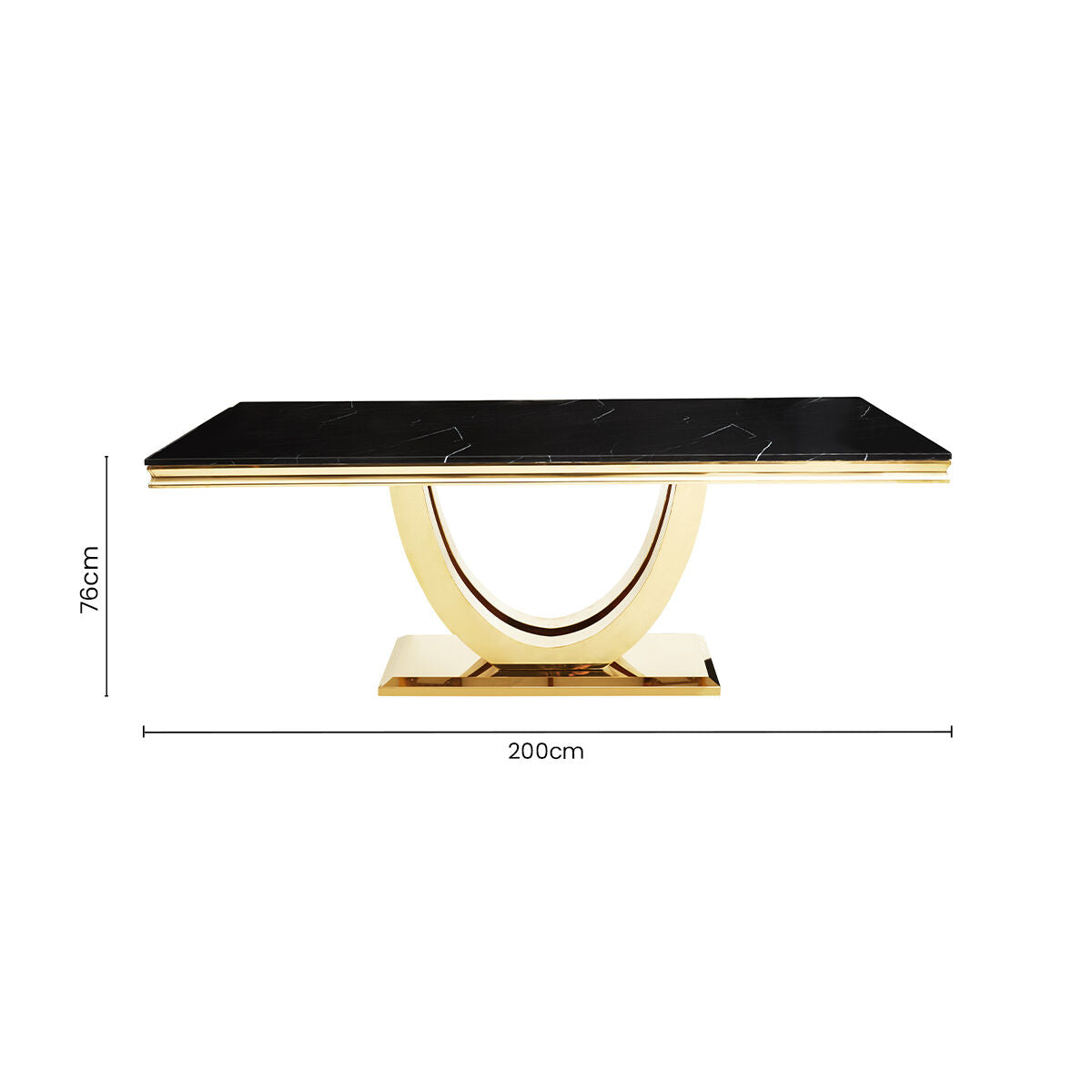 Blake and gold dining table sizes