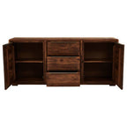 Surati Sheesham and Acacia Wood 2 Door and 3 Drawer Sideboard
