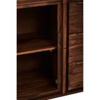 Surati Sheesham and Acacia Wood 2 Door and 3 Drawer Sideboard