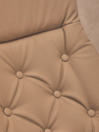 Warrington Mink Leather Effect Recliner and Footstool Set