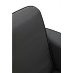 Wester Grey Leather Effect Swivel Chair