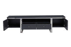 Genoa Grey High Gloss Finish Media Unit