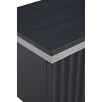 Genoa Grey High Gloss Finish Media Unit