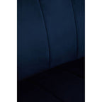 2 Seater Midnight Blue Velvet Sofa, Siena