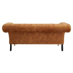 2 Seater Gold Velvet Sofa, Siena