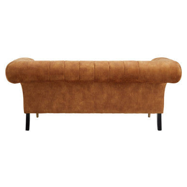 2 Seater Gold Velvet Sofa, Siena