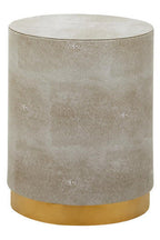 Shagreen Effect Round Stool | Cadio