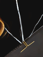 Dervio Grey Four Door Sideboard With Black Marble Top