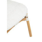 Manado Natural and White Rattan Dining Chair