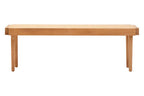Natural Cane and Beech Wood Bench | Cebu