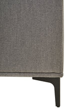 3 Seater Grey Fabric Right Chaise Sofa | Toulon