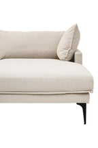 3 Seater Cream  Right Chaise Sofa, Comfee