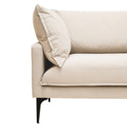 3 Seater Cream  Right Chaise Sofa, Comfee