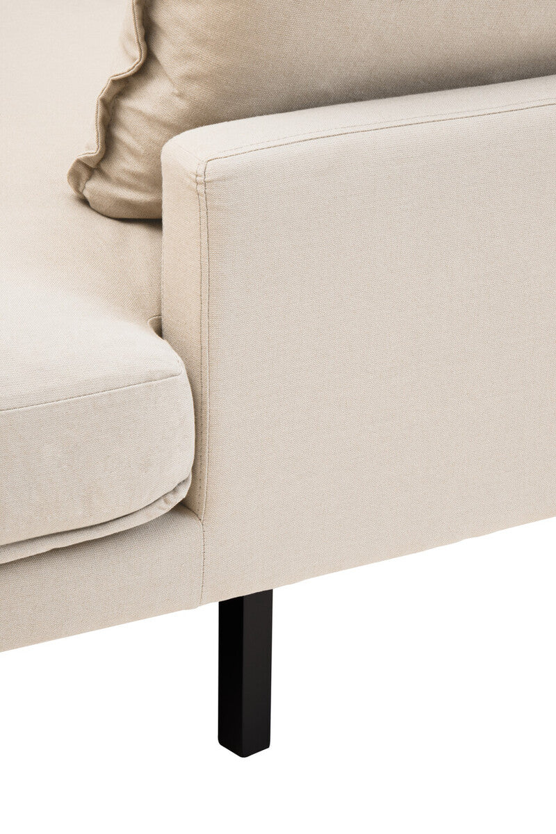 3 Seater Cream  Right Chaise Sofa, Comfee