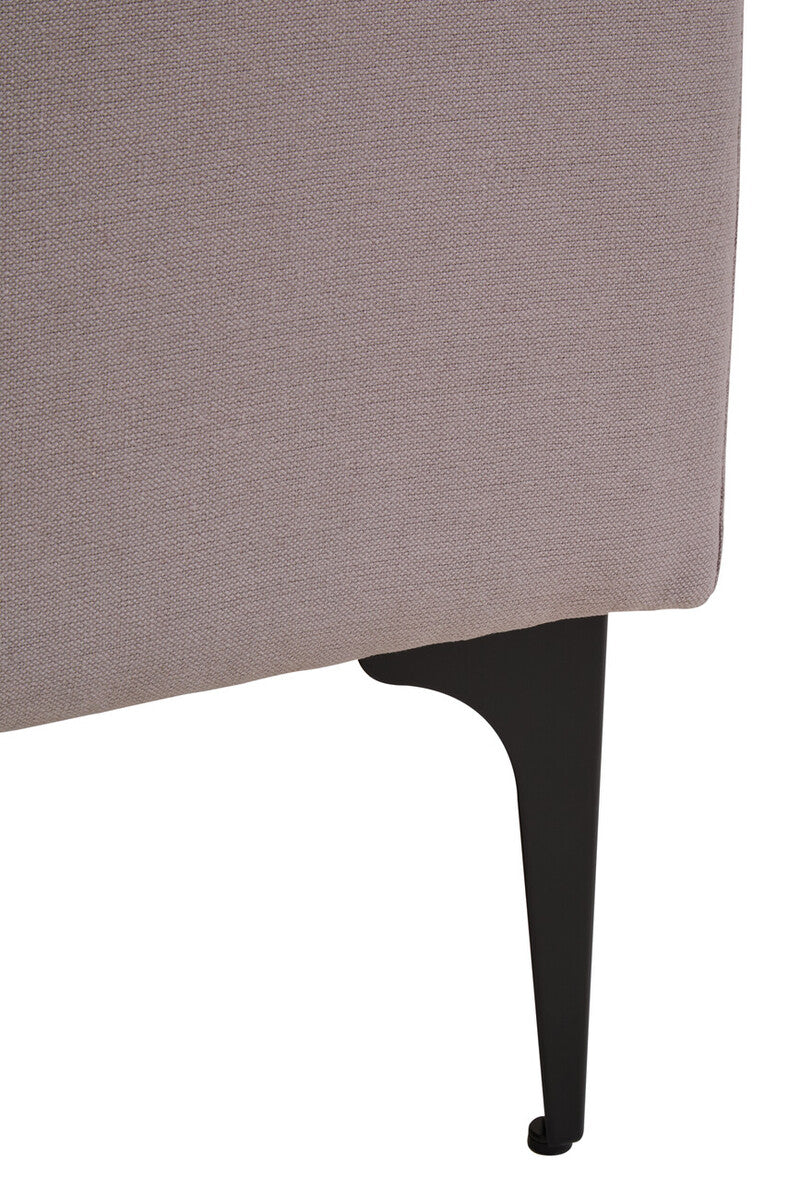 3 Seater Grey Right Chaise Sofa, Comfee