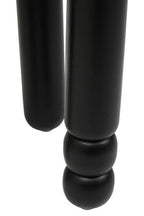 Walsa Black Finish Mango Wood Round Side Table