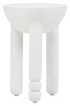 Walsa Whitewash Mango Wood Round Side Table