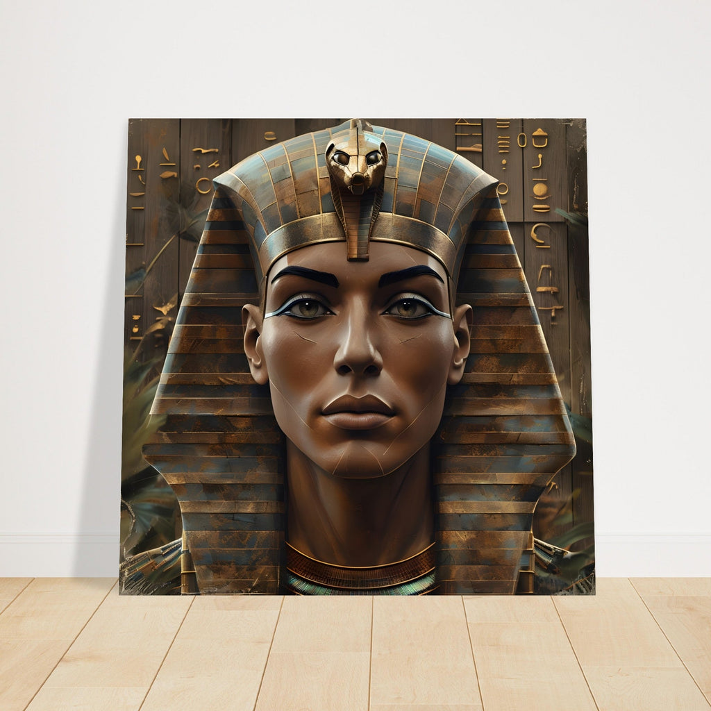 Retro Futurism Pharaoh Wall Art – Modern Egyptian Poster