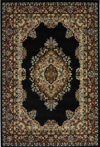 Maestro Traditional Black Rug | 4470 B11