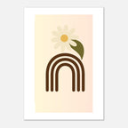 Minimalist Floral Daisy Print
