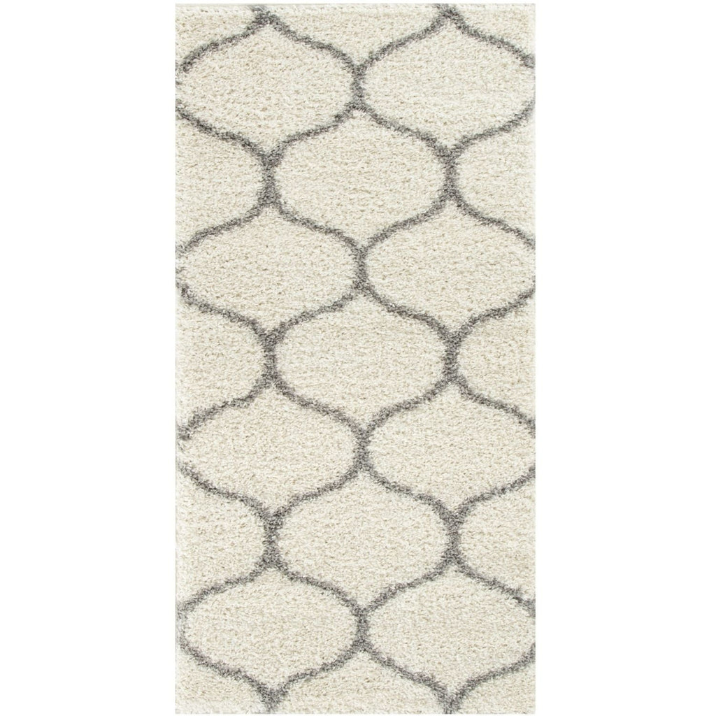 Moroccan Ivory Shaggy Rug | 600