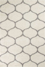Moroccan Ivory Shaggy Rug | 600