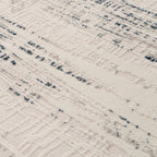 Carmel Cream-Blue Abstract Rug | 6030