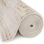 Carmel Cream-Gold Abstract Rug | 6030