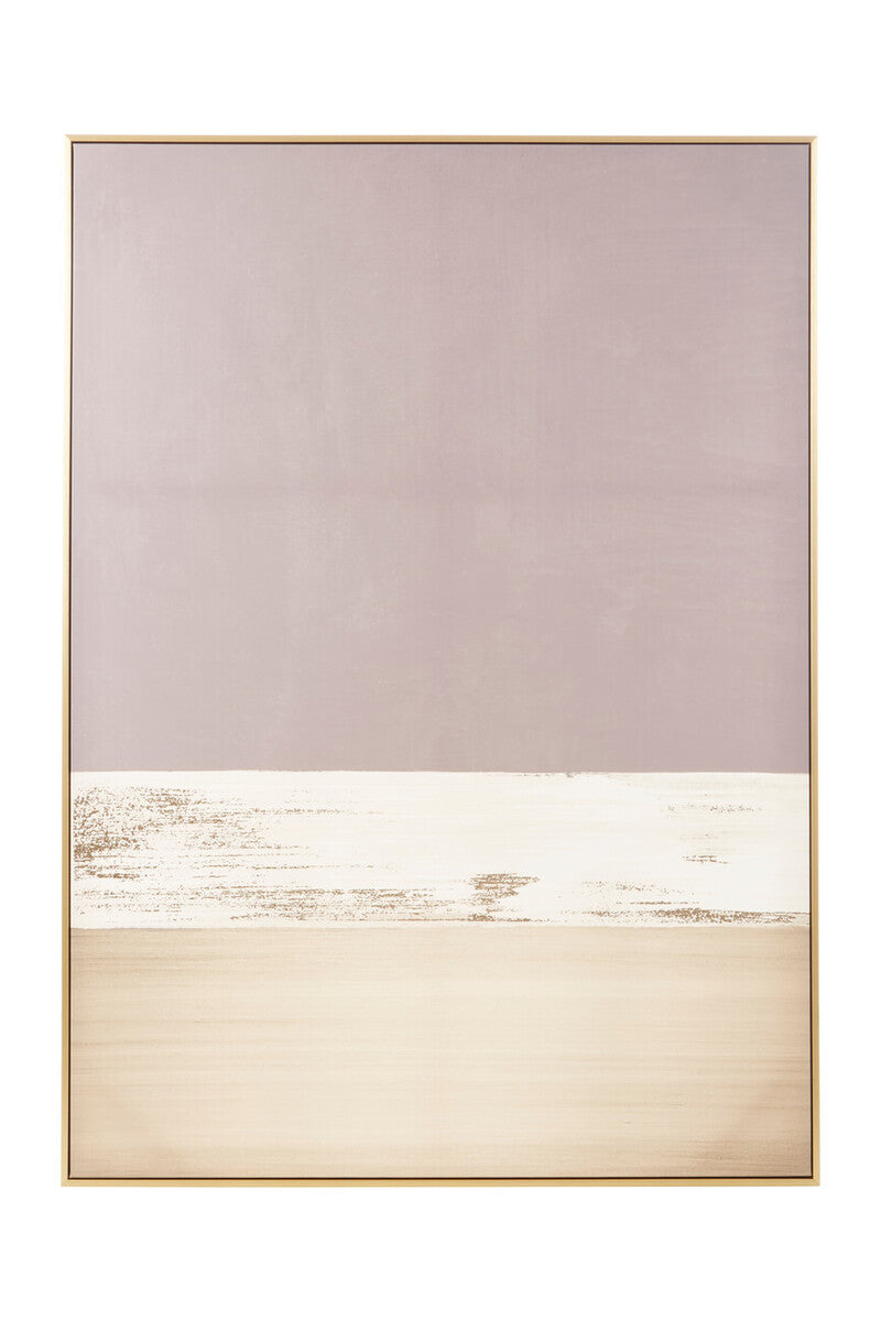 Canvas Gold and Grey Foil Wall Art | Astratto