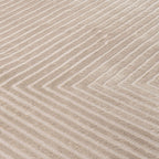 Carmel Beige-Cream Geometric Rug | 6050