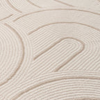 Carmel Cream-Beige Geometric Rug | 6070