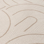 Carmel Cream-Beige Geometric Rug | 6070