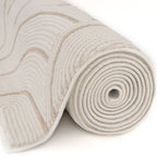 Carmel Cream-Beige Geometric Rug | 6070